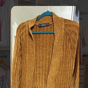Zara chenille knit cardigan